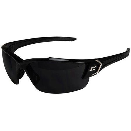 Edge Eyewear Edge Eyewear TSDK216VS-G2 Khor G2 Safety Glasses Black Frame Smoke Polarized Vapor Shield Lens TSDK216VS-G2